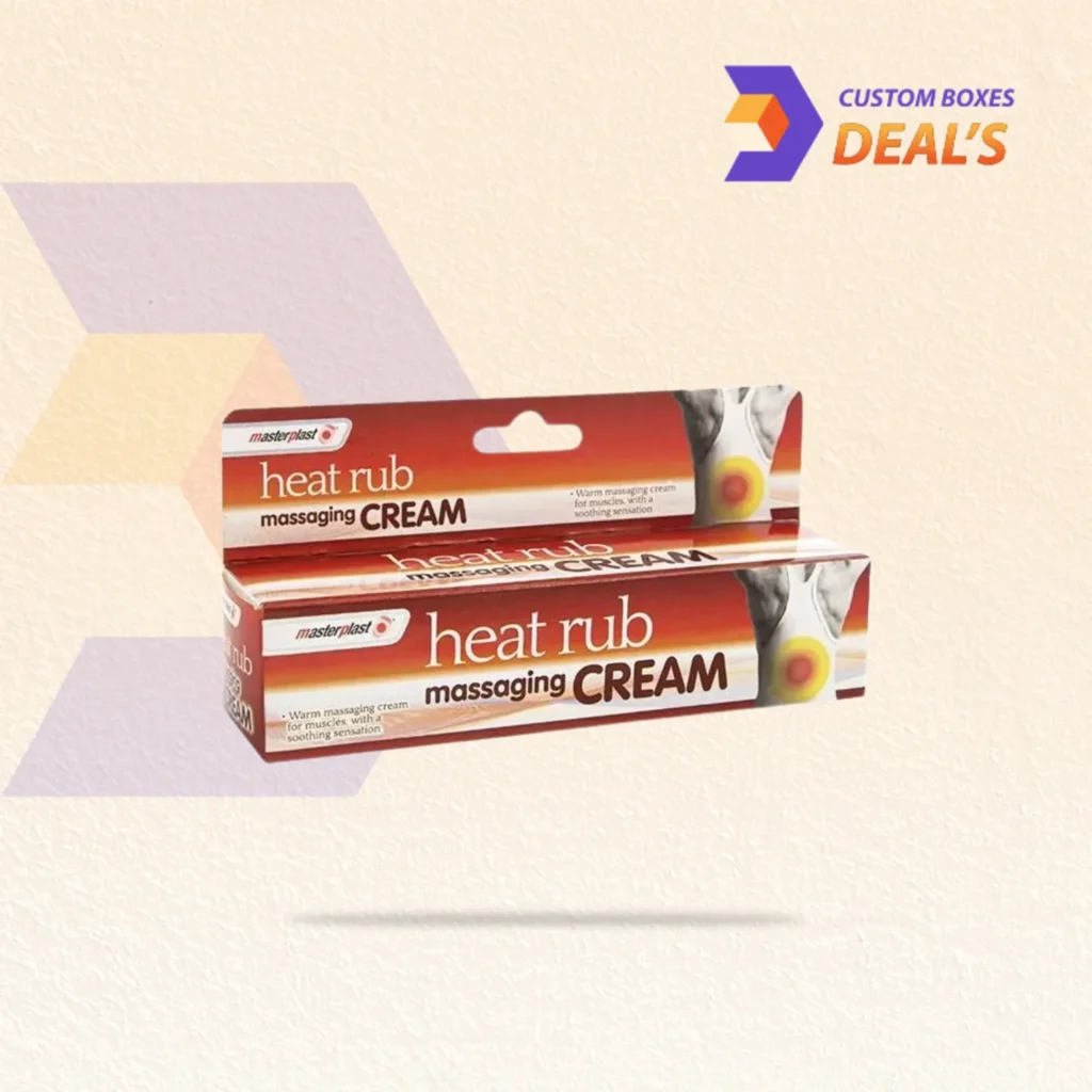 Durable massage cream packaging boxes for product protection and attractive retail presentation