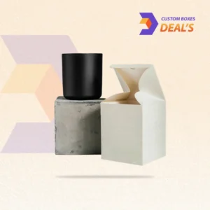 Protective printed packaging box designed for a 9cl scented candle jar