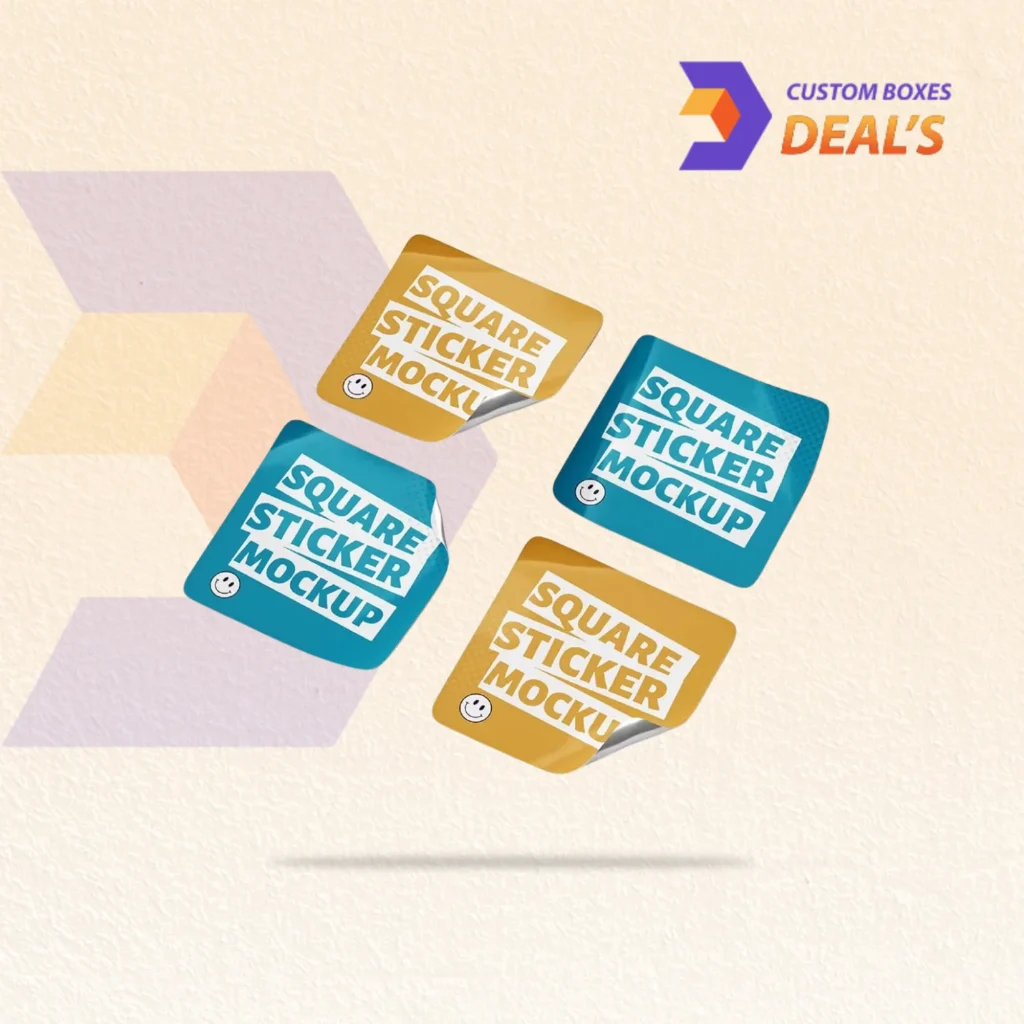 Printed bumper stickers with business logos for vehicle brand promotion