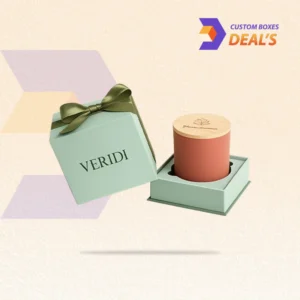 Branded candle gift boxes with lids for wholesale collections and special occasions
