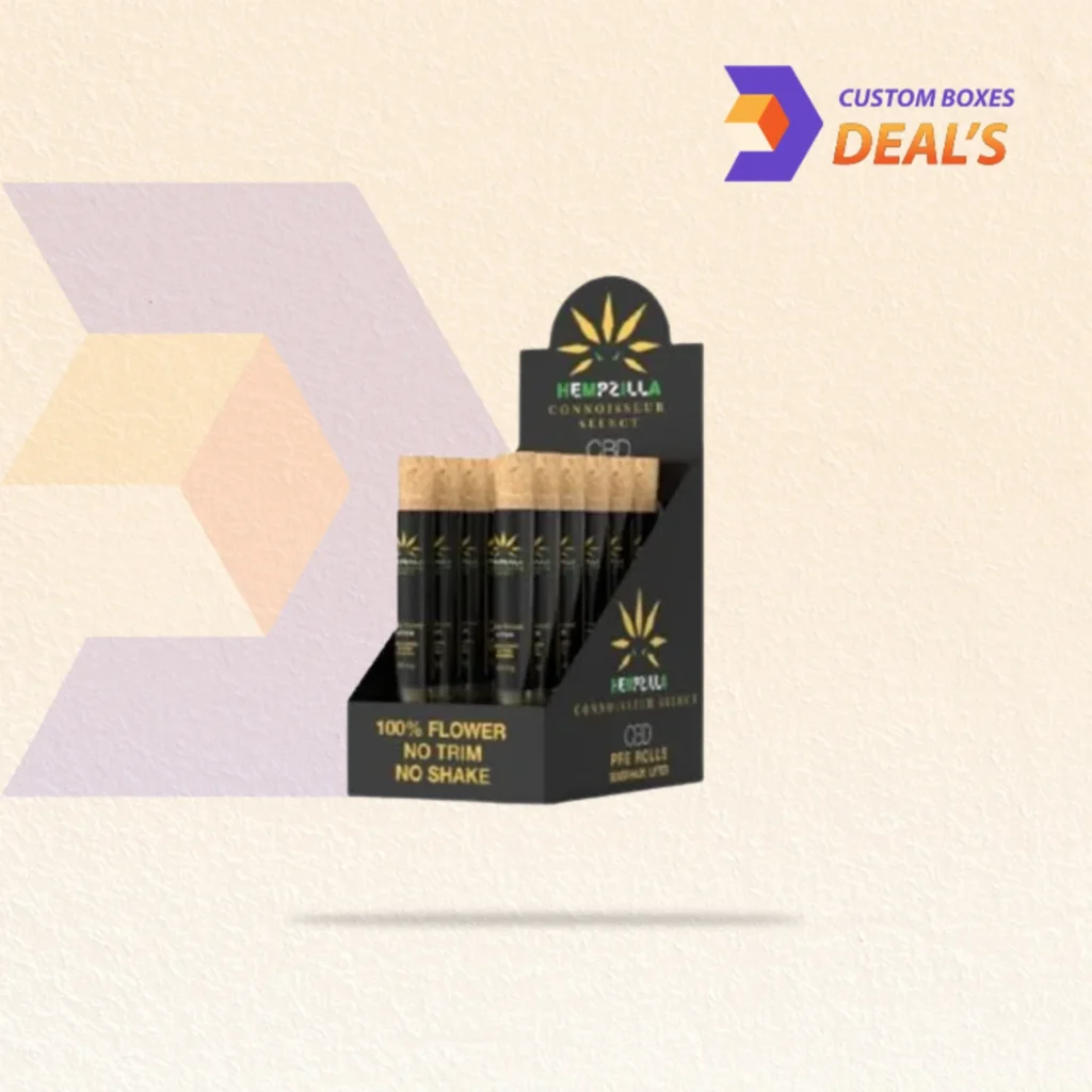 Custom CBD display boxes for countertop and shelf product presentation