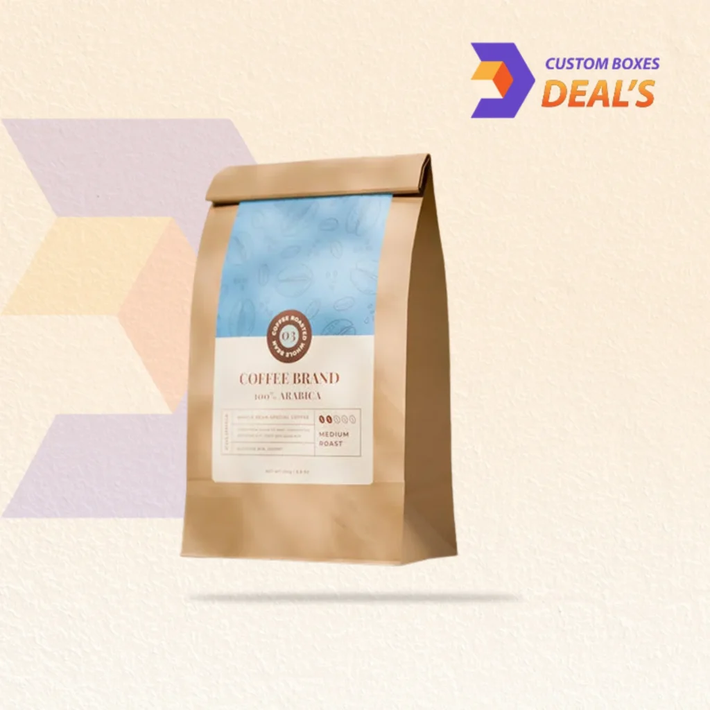 Branded coffee pouch labels for whole bean, ground coffee, and subscriptions