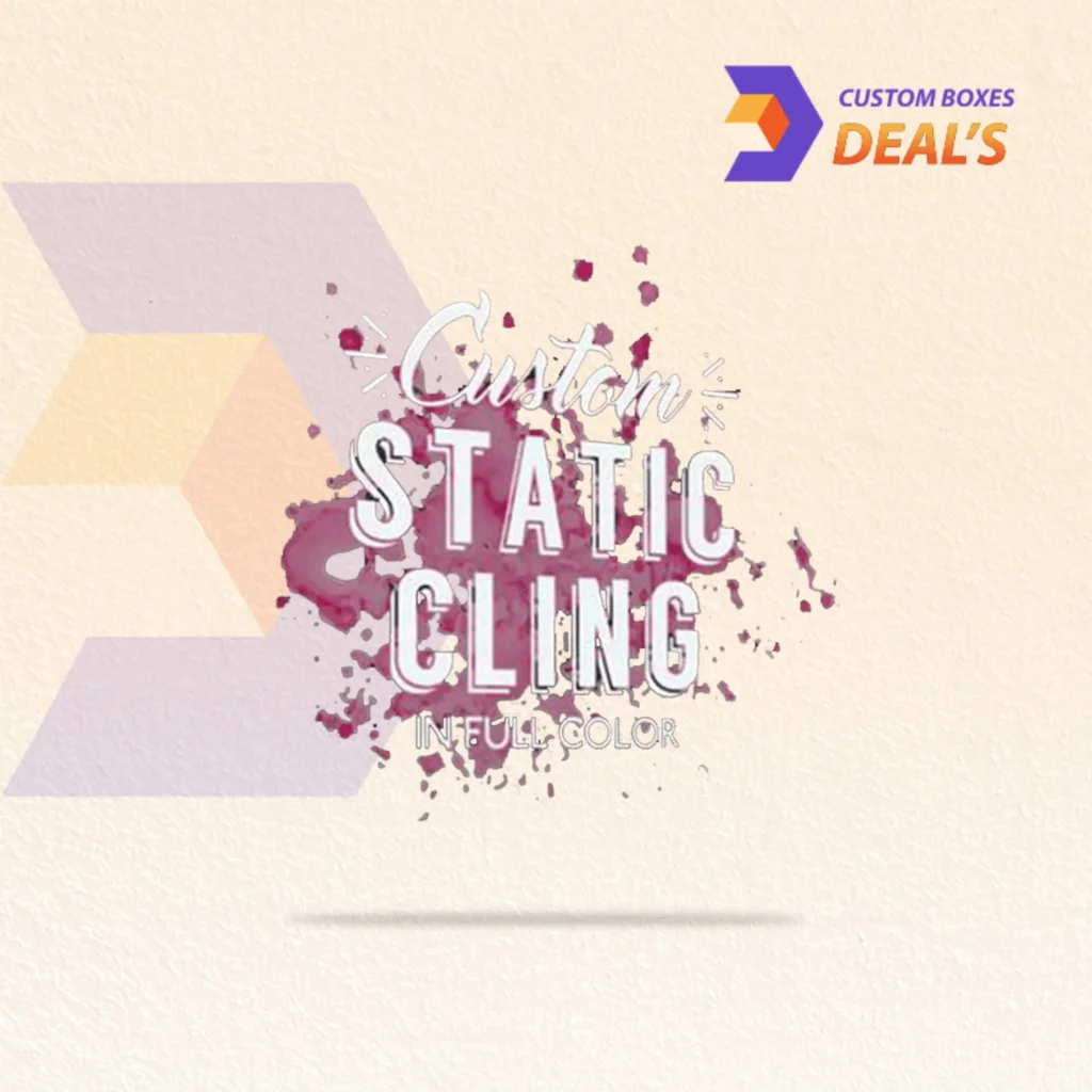 Premium custom static clings for reusable business and retail displays
