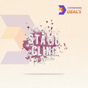 Premium custom static clings for reusable business and retail displays