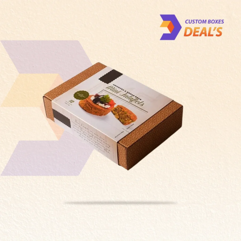 Branded food container sleeves for cafés, food trucks, and catering businesses