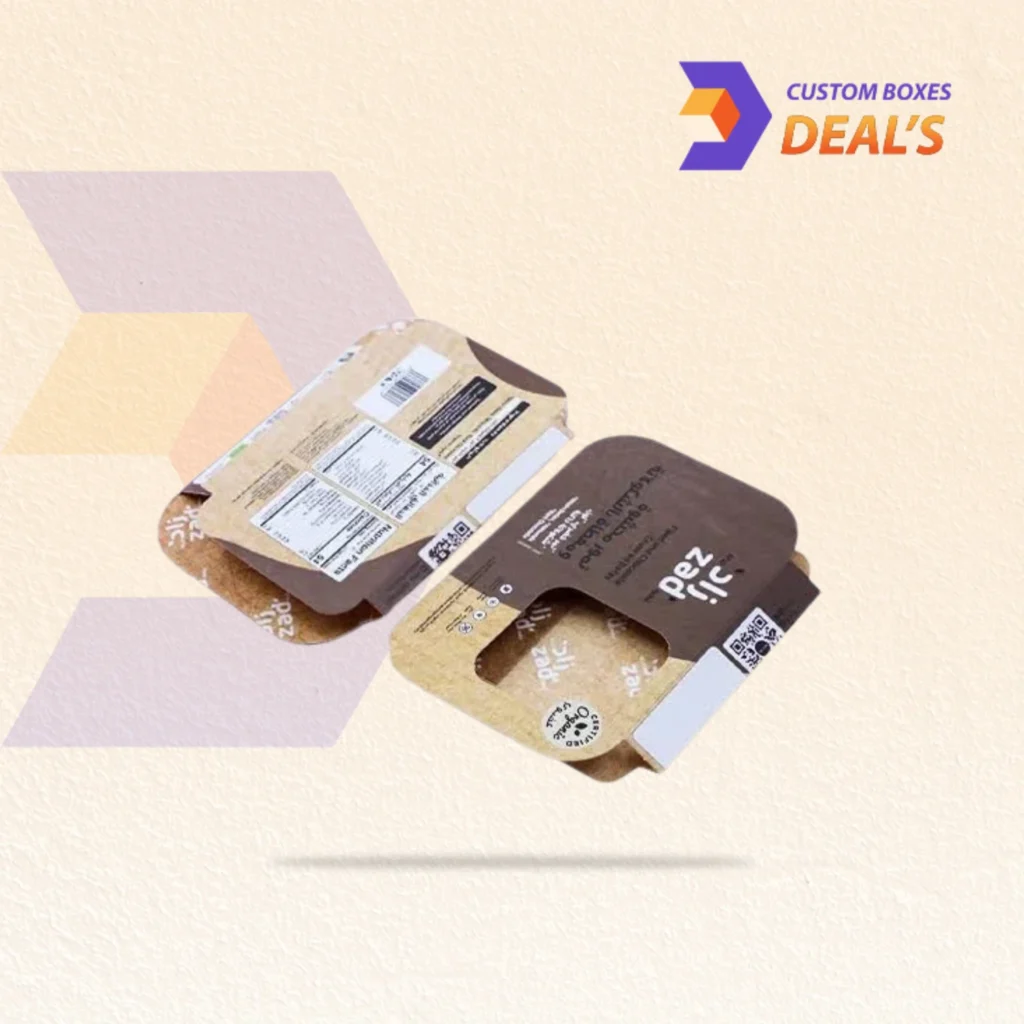 Custom food box sleeves with logo for delivery orders and grab-and-go products