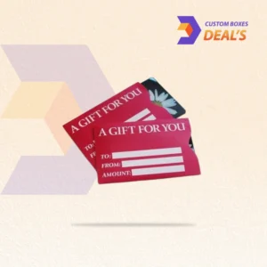 Custom gift card sleeves with logo for retailers, restaurants, and service businesses