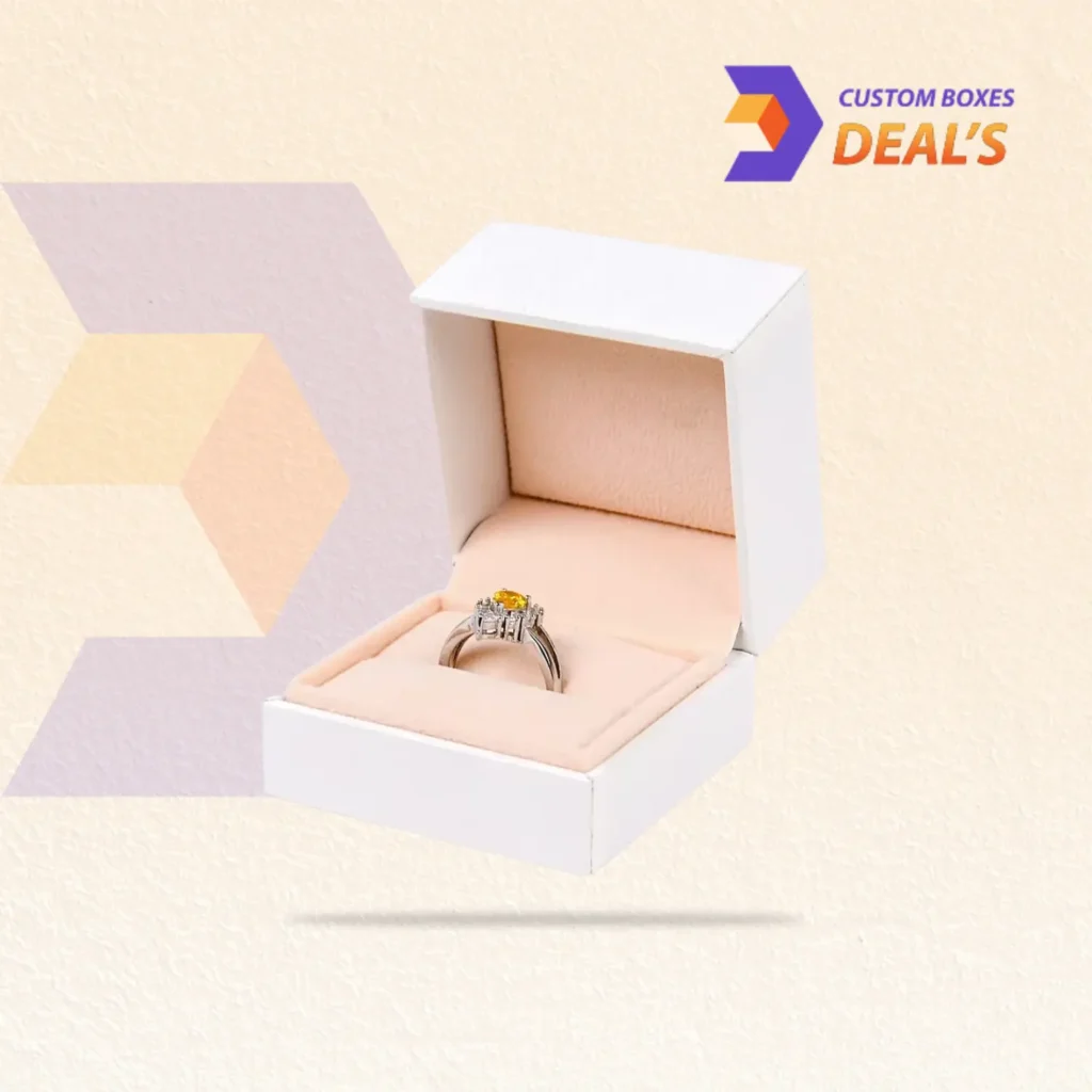 Wholesale custom rigid jewelry boxes with secure inserts for retail display