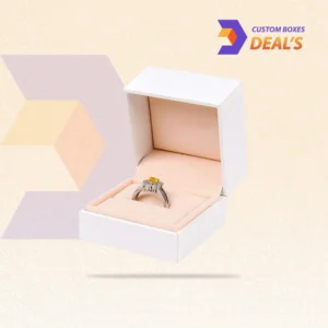 Wholesale custom rigid jewelry boxes with secure inserts for retail display