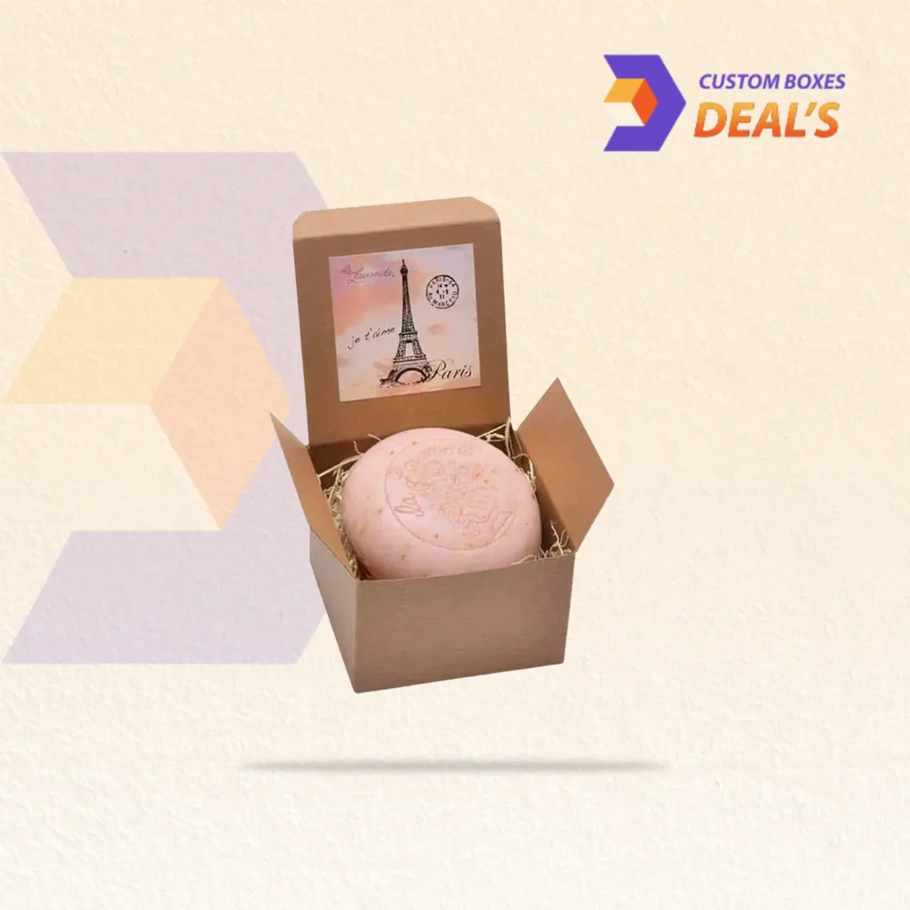 Round soap boxes with unique shapes and durable packaging for attractive soap product presentation.