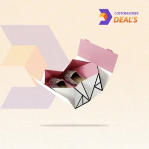 Two-piece shoe box with lid for footwear storage and presentation
