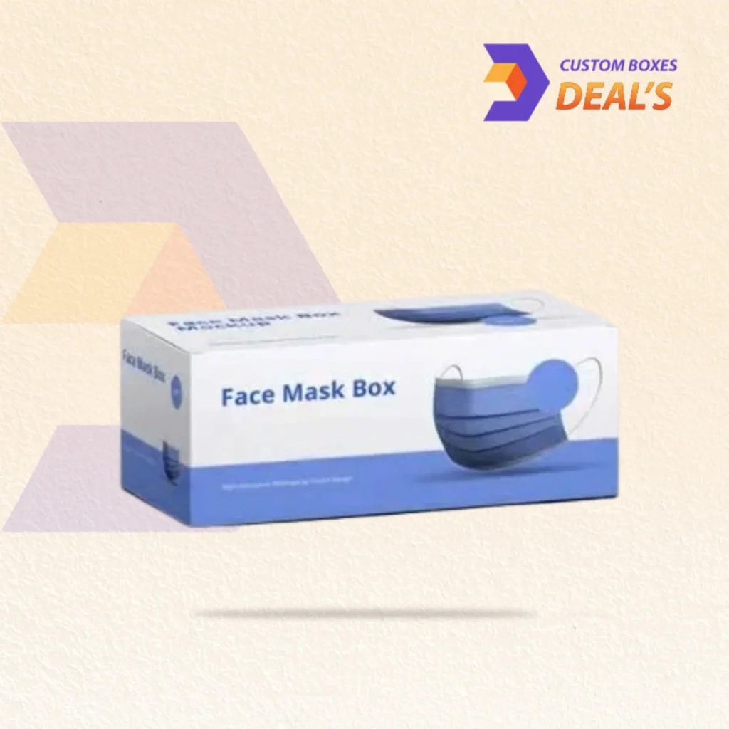 Printed skin beauty mask boxes with professional branding for skincare and cosmetic brands