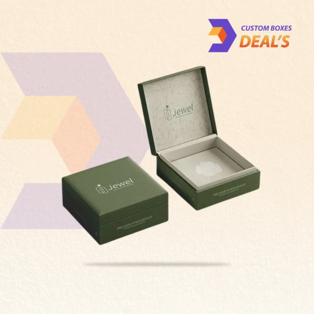 Small jewelry gift boxes with protective inserts for product presentation
