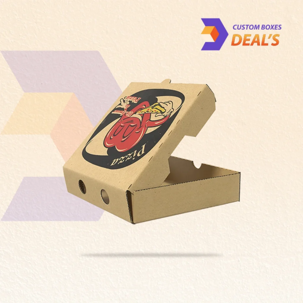 Small pizza boxes for individual pizzas, takeaway, and food delivery