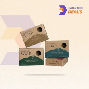 Soap boxes with window design for attractive product visibility and display