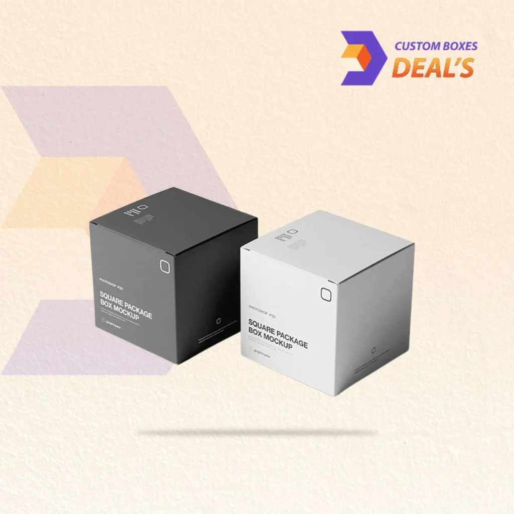 Printed square candle cartons for boutique scents and seasonal product launches