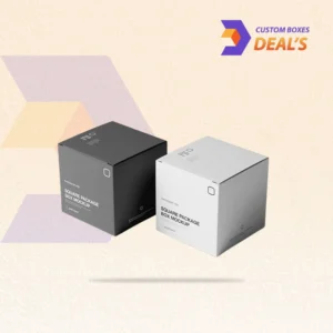 Printed square candle cartons for boutique scents and seasonal product launches