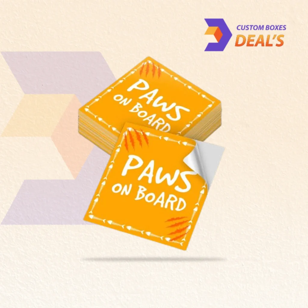 Wholesale custom square sticker labels designed for packaging, promotions, and retail use