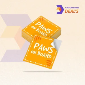 Wholesale custom square sticker labels designed for packaging, promotions, and retail use