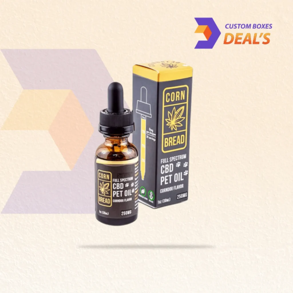 Standard Size CBD Oil Boxes with practical packaging design for CBD oil products