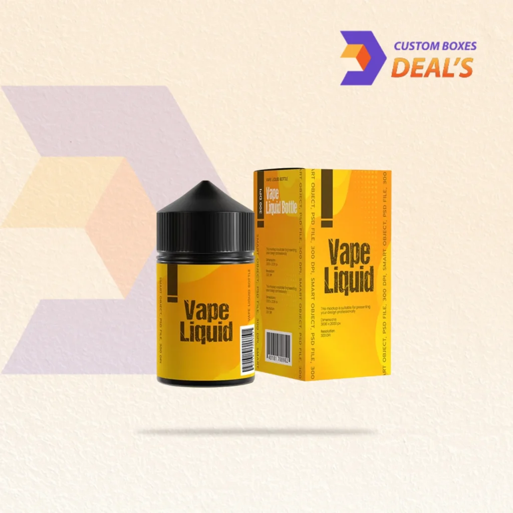 Premium vape oil cartridge box with a durable exterior and precision-cut interior tray