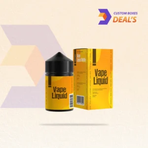 Premium vape oil cartridge box with a durable exterior and precision-cut interior tray