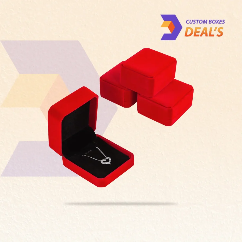 Luxury velvet jewelry gift box for secure and stylish product packaging