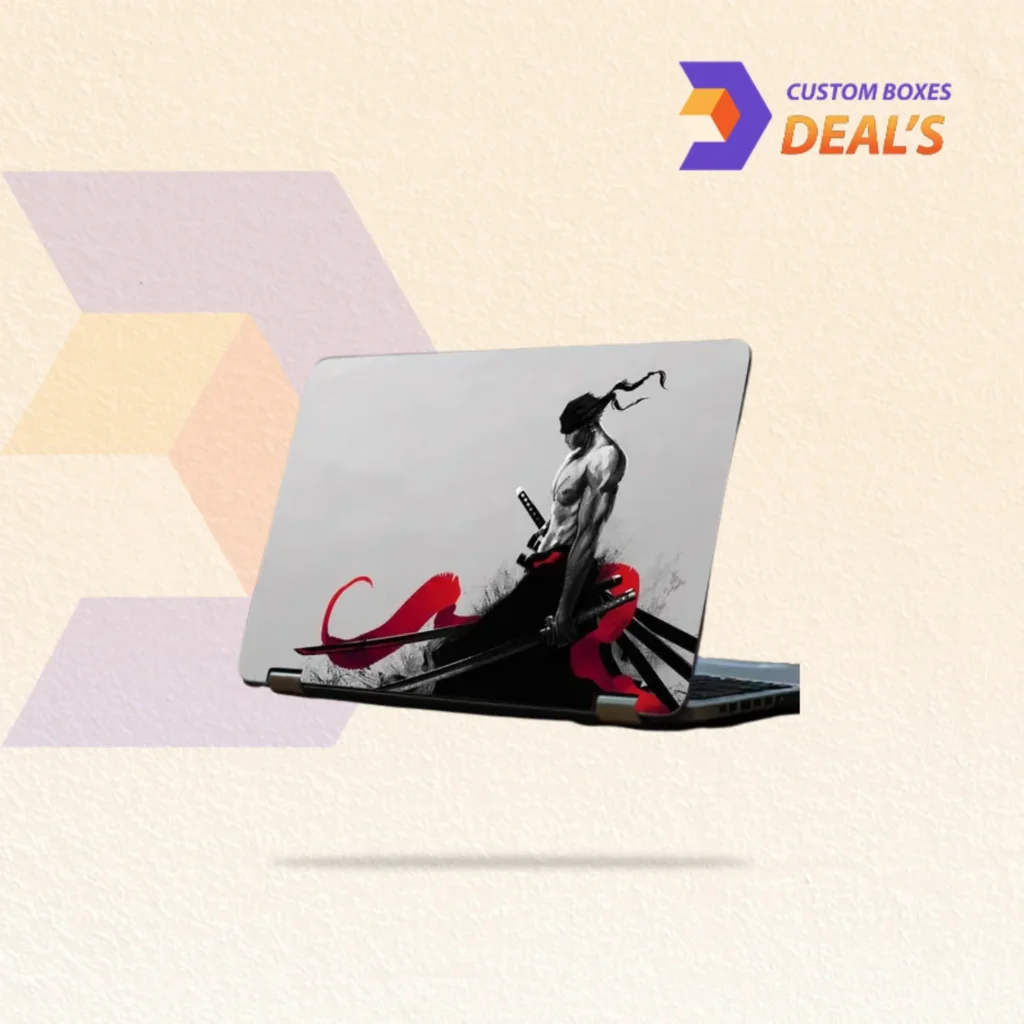 Premium custom laptop stickers for business branding and creative designs