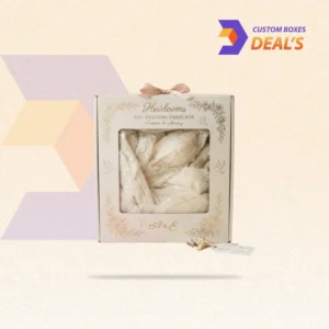 Wedding gown storage boxes for professional bridal dress packaging and long-term storage