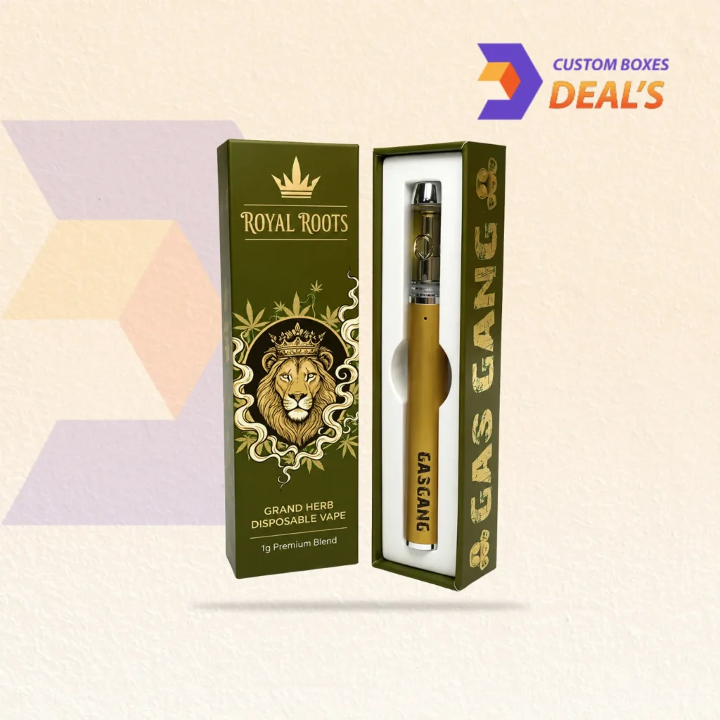 Weed Pen Boxes with premium packaging design for stylish and secure product presentation