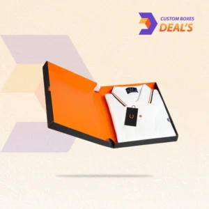 Custom white shirt boxes for premium clothing and garment packaging
