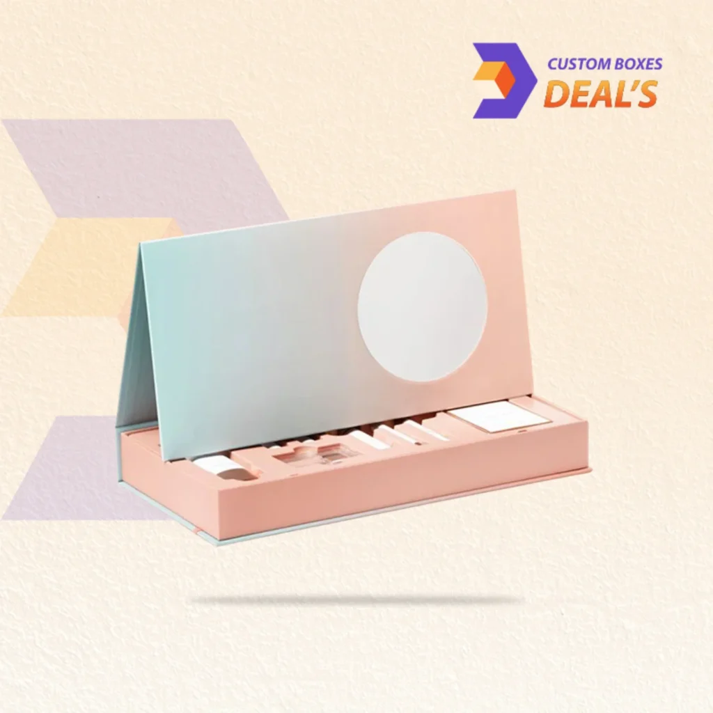 Elegant white makeup packaging boxes for product protection and professional presentation