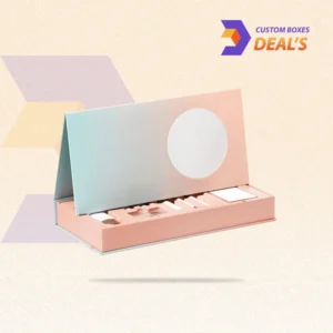 Elegant white makeup packaging boxes for product protection and professional presentation