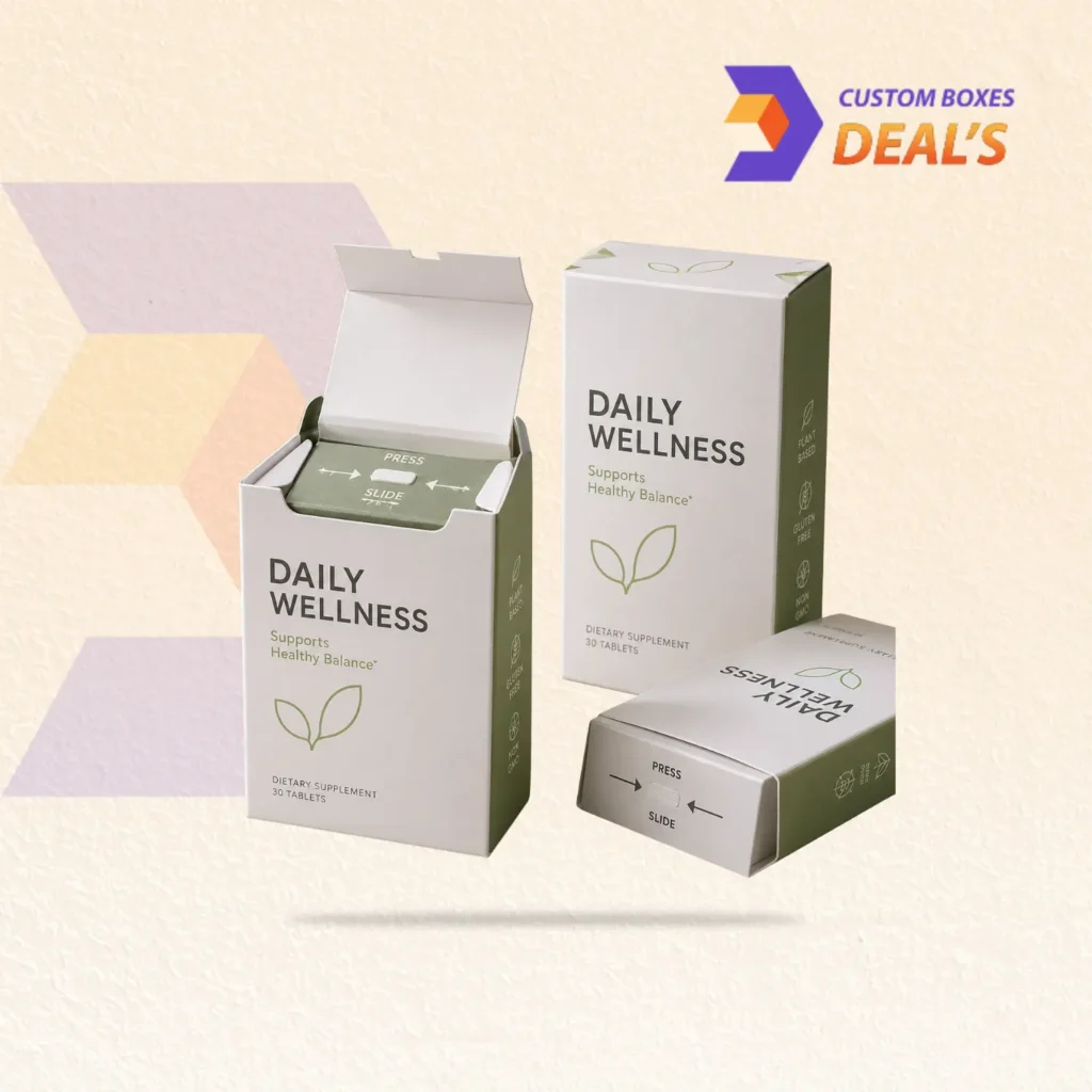 Custom-sized child resistant cartons for CBD, edible, and pharmaceutical product packaging