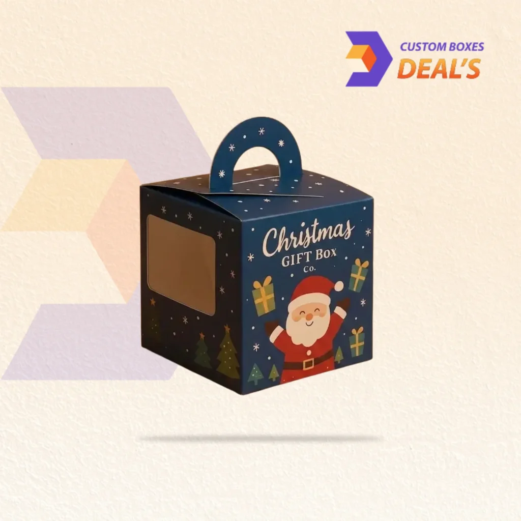 Festive apparel packaging boxes for retail and holiday promotions