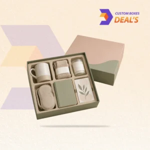Custom employee swag kit packed with branded promotional products in a ready-to-gift corporate box.