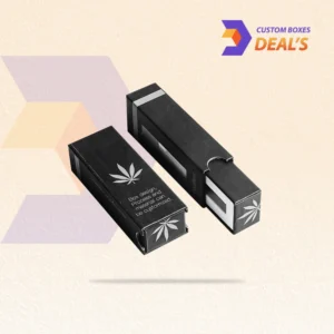 Wholesale drawer-style vape boxes customized with brand logos, colors and product details
