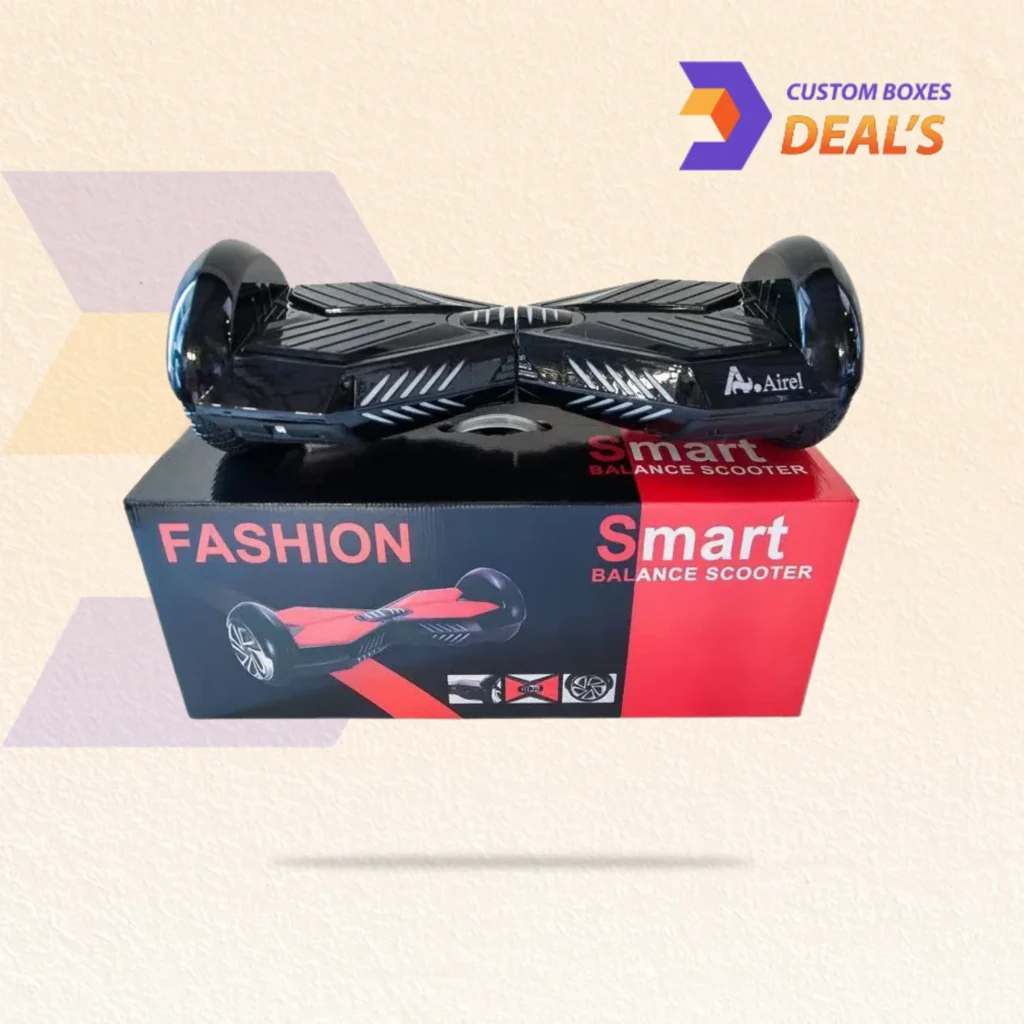 Custom printed hoverboard boxes for safe transport, product protection, and attractive presentation