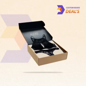 Custom lingerie gift boxes for premium retail presentation, eCommerce orders and special occasions.