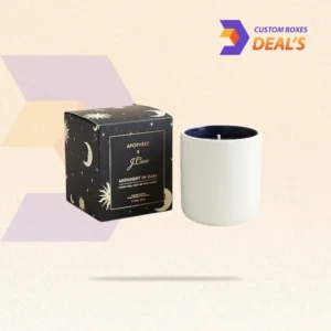 Custom-sized paper candle boxes for retail displays and eCommerce orders