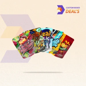 3D Mylar bags with unique design for premium product packaging