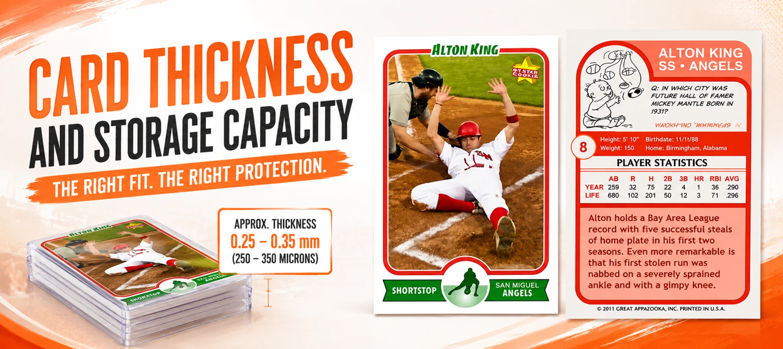 Card Thickness and Storage Capacity