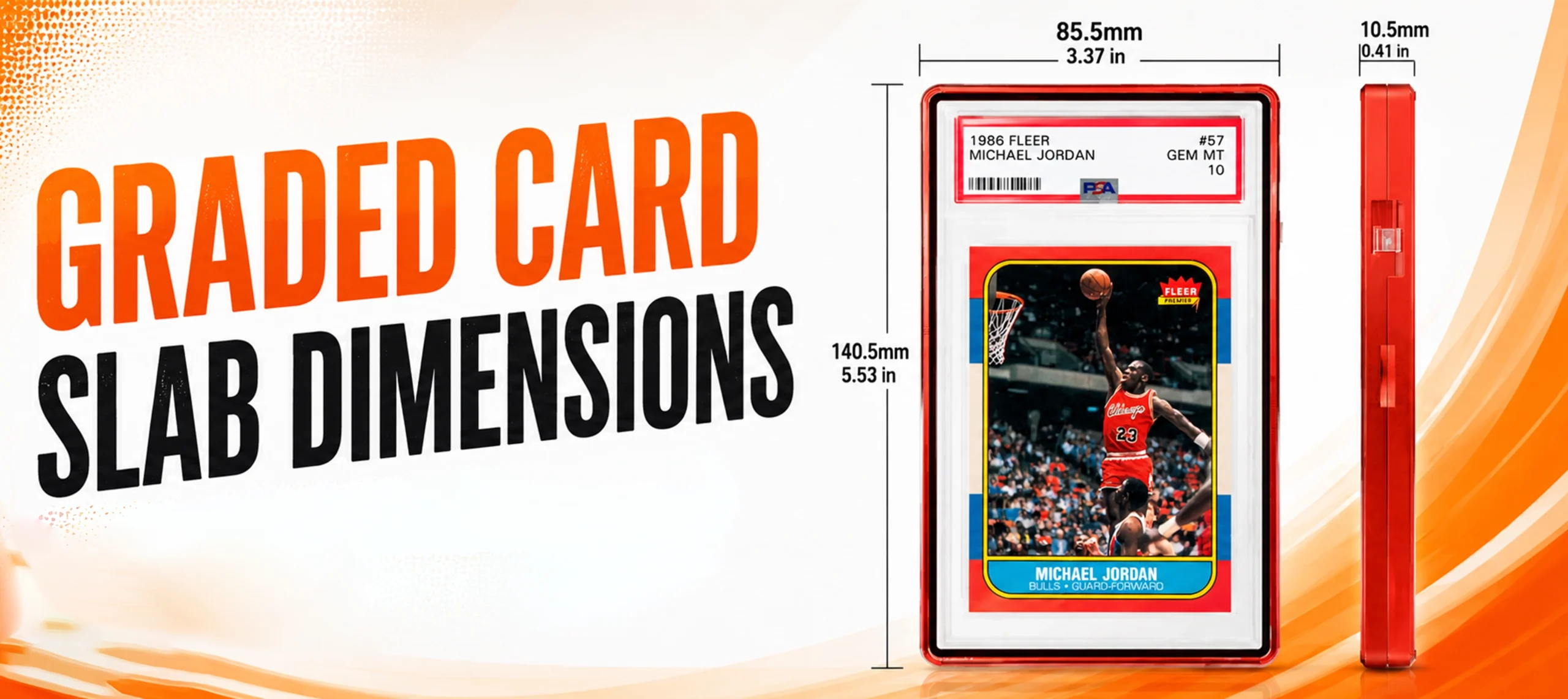 Graded Card Slab Dimensions