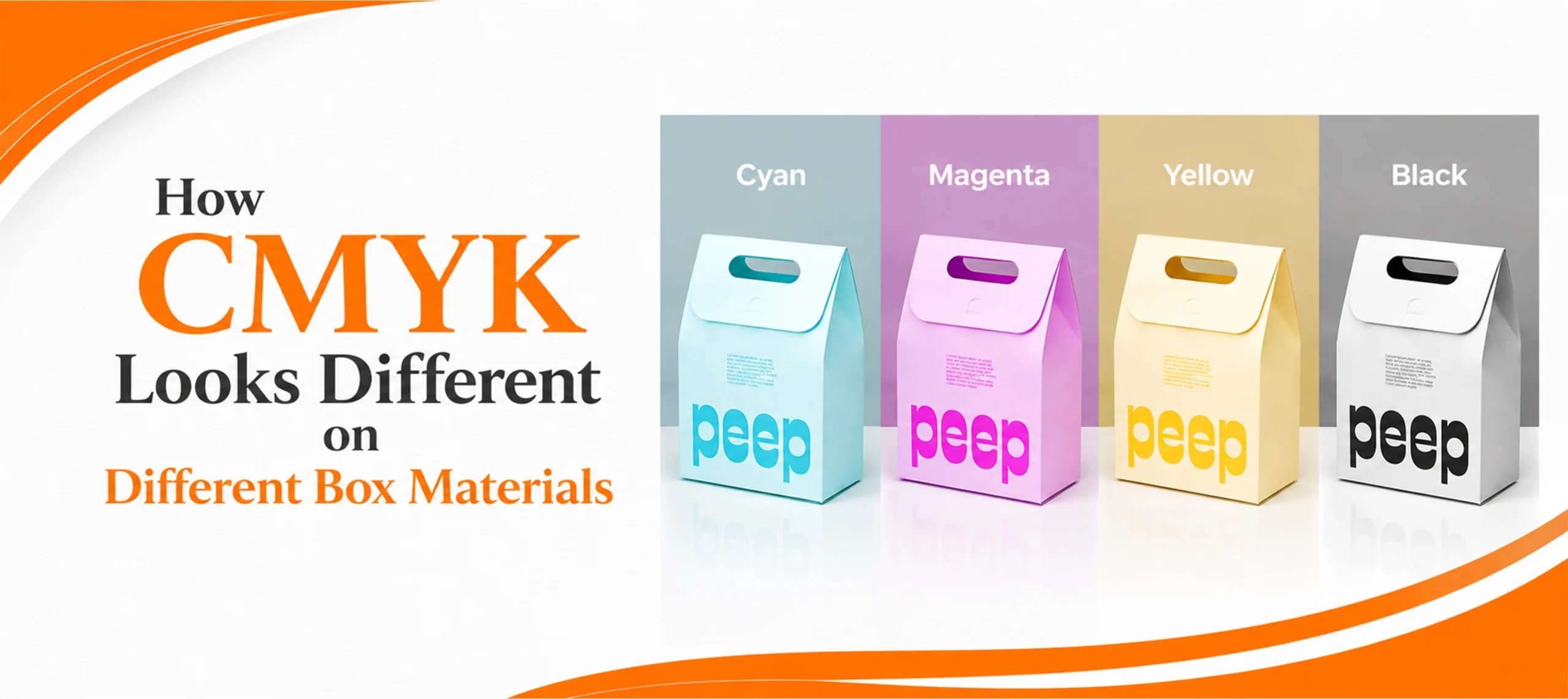 How CMYK Looks Different on Different Box Materials