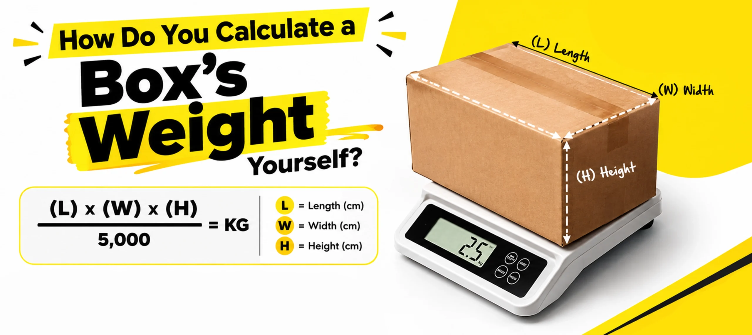 How Do You Calculate a Boxs Weight Yourself