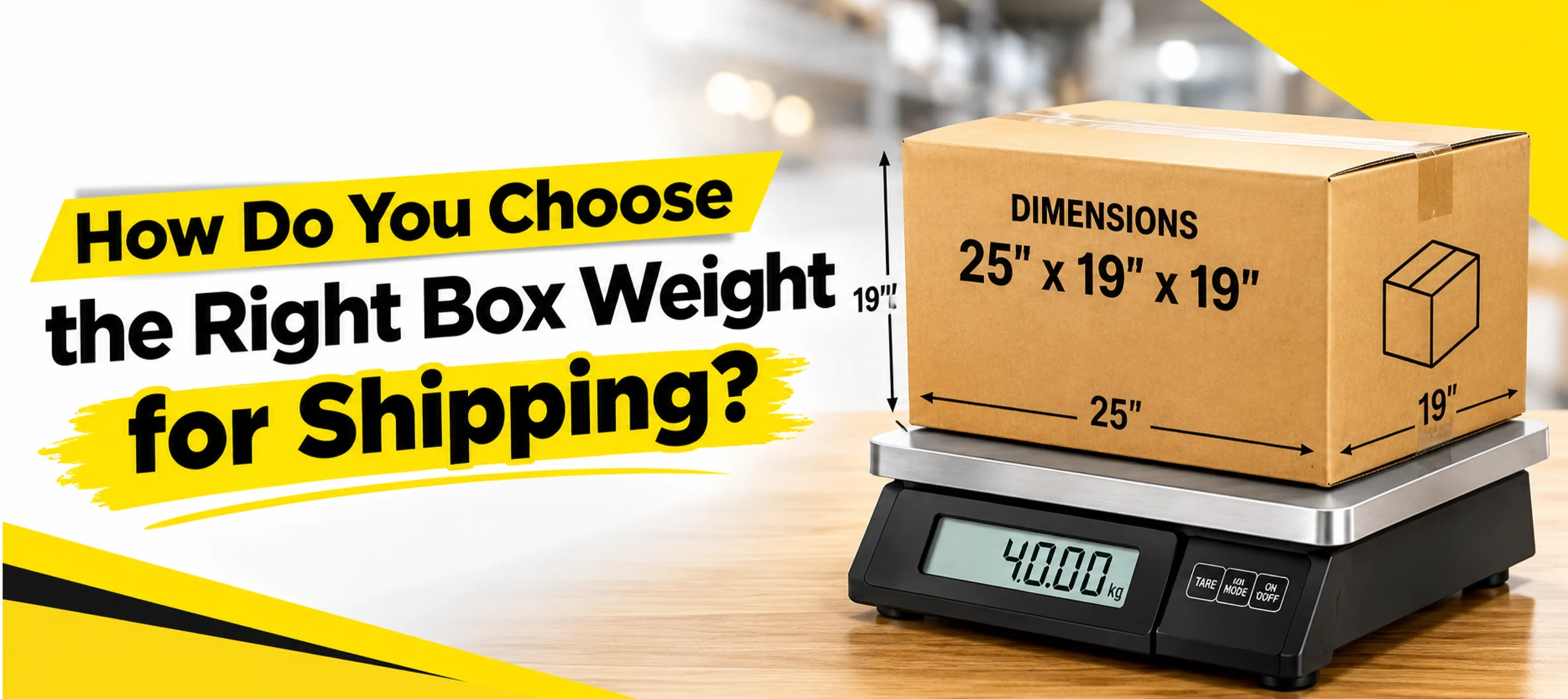 How Do You Choose the Right Box Weight for Shipping