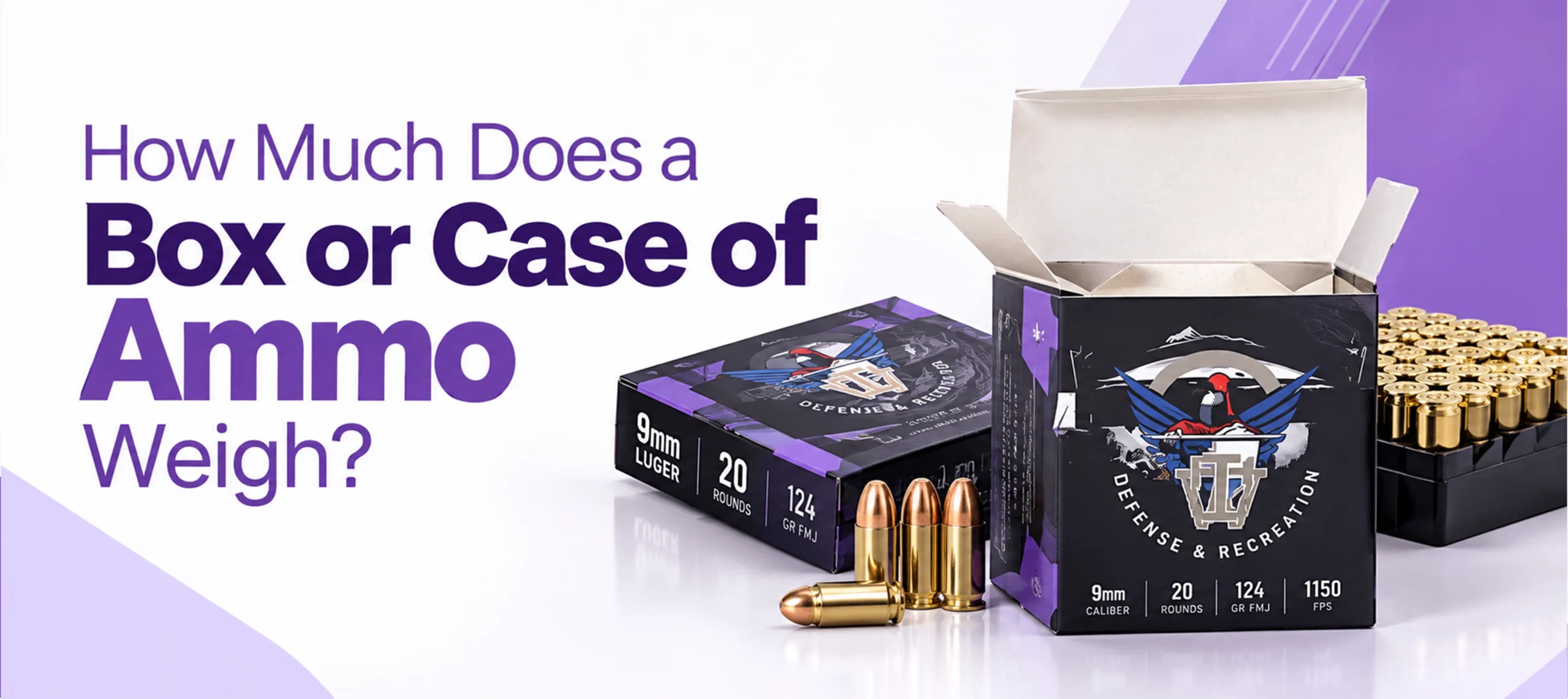 How Much Does a Box or Case of Ammo Weigh
