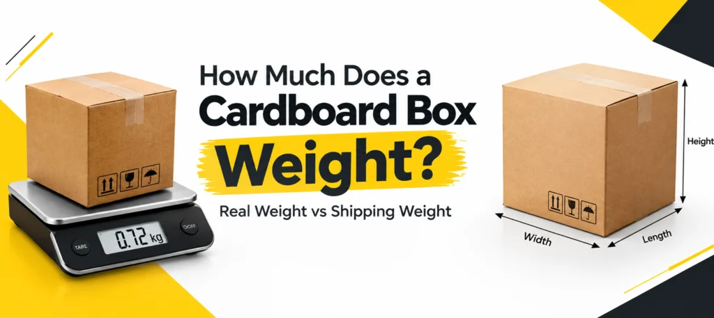 How Much Does a Cardboard Box Weight Real Weight vs Shipping Weight