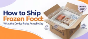How to Ship Frozen Food: What the Dry Ice Rules Actually Say