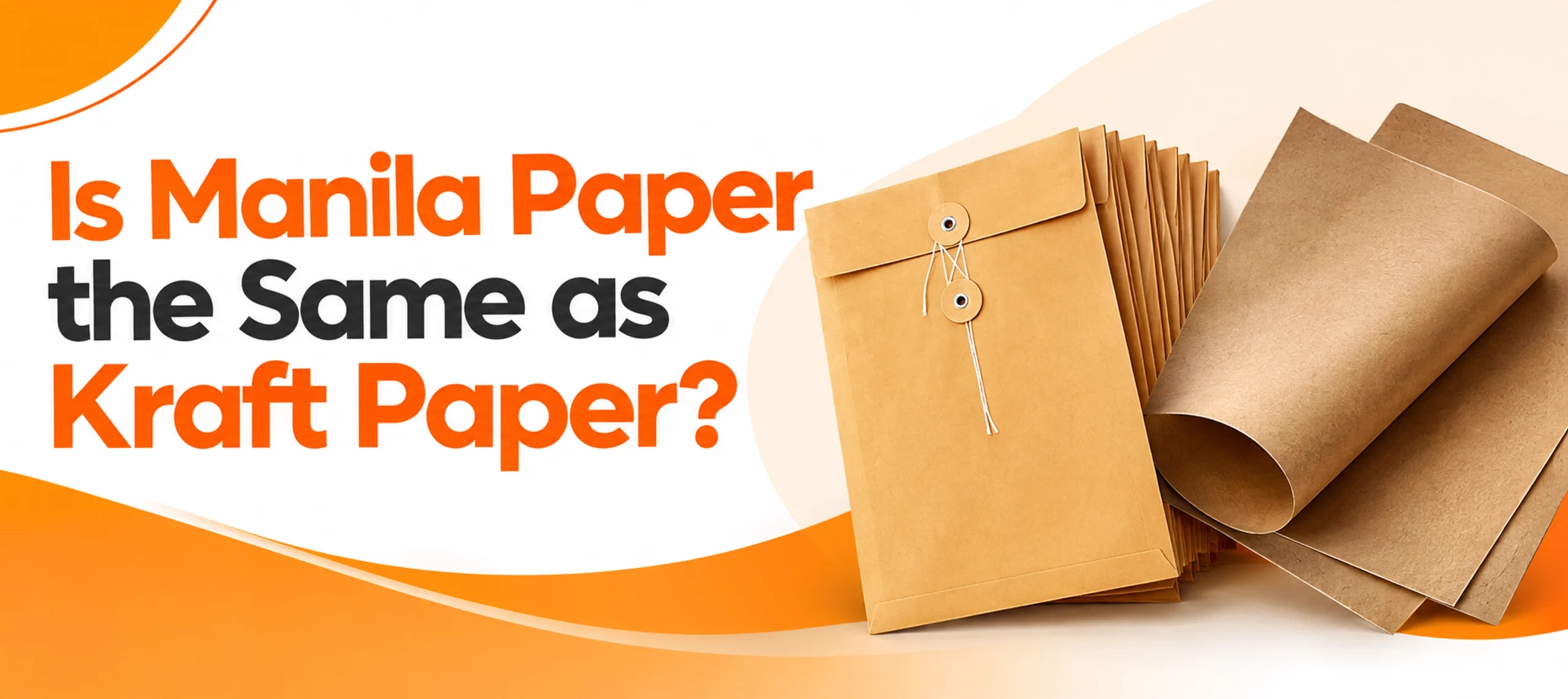 Is Manila Paper the Same as Kraft Paper
